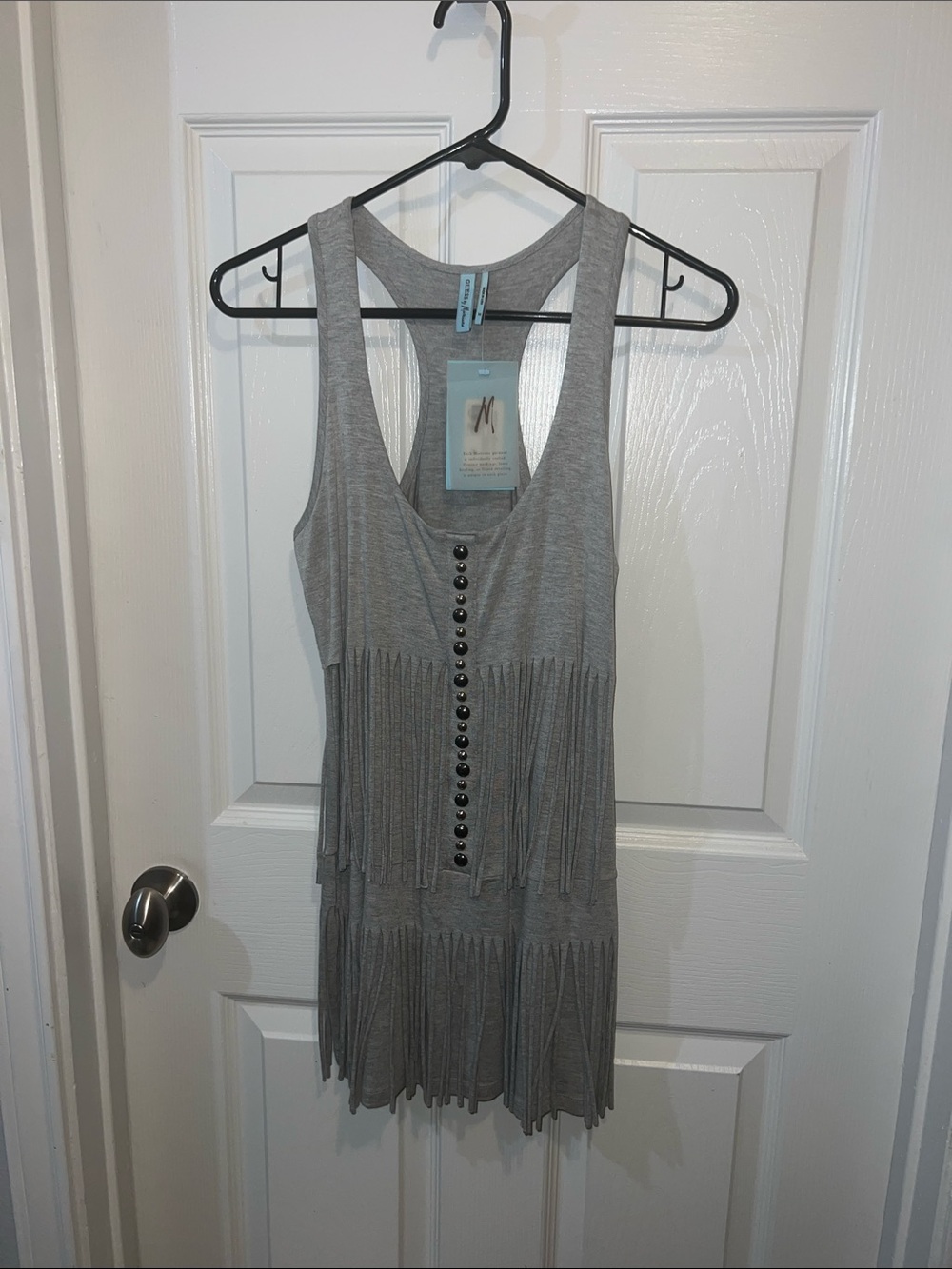 Guess by Marciano Heather Gray Sleeveless Tank